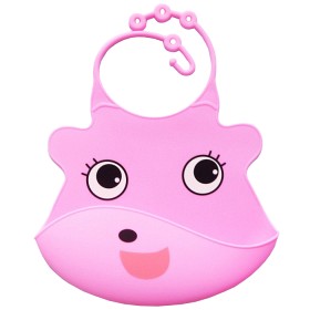 Bild på Virgel Baby Haklapp i silikon (Rosa)