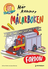 Bild på Halvan Här kommer målarboken (Fordon)