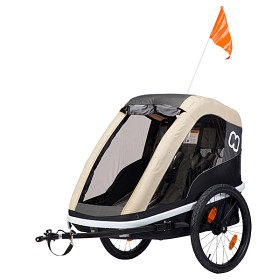 Bild på Hamax Avenida Twin Cykel och Barnvagn (Coffee)