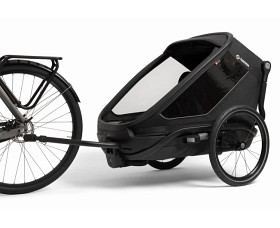 Bild på Hamax Outback Next Cykelvagn Dubbelsits (Black/Black)