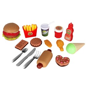 Bild på Hamburgare och fika Lekset