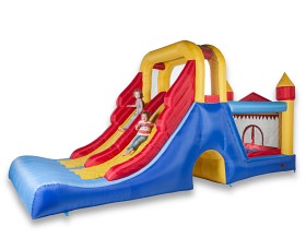 Bild på Happy Bounce Hoppborg Double Mega Slide 4-1