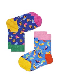 Bild på Happy Socks Strumport 2-pack (Hamburgare)