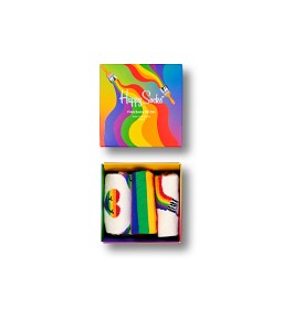 Bild på Happy Socks Strumpor Presentförpackning 3-pack Pride (Regnbåge)