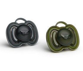 Bild på Herobility Pacifier 2x Nappar 6m+ (Svart/Grön)