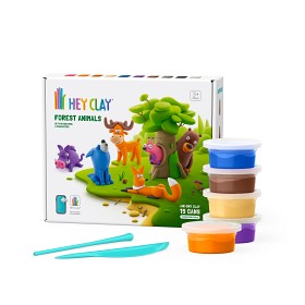 Bild på Hey Clay Modellera Skogsdjur 15-pack