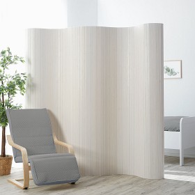 Bild på Homestyle Rumsavdelare Bambu 200x250 Cm (Vit)