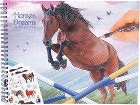 Bild på Horses Dreams Målarbok