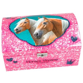 Bild på Horses Dreams - Smyckesskrin rosa
