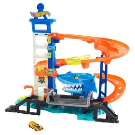 Bild på Hot Wheels City Shark Strike Rescue Garage