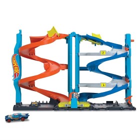 Bild på Hot Wheels City Transforming Race Tower Bilbana