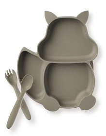 Bild på I'm Cute Matservis Silikon (Taupe)