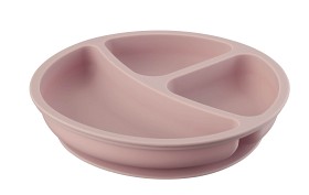 Bild på I'm Cute Tallrik med fack Silikon (Rose)