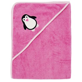 Bild på ImseVimse Badcape Pink Penguin