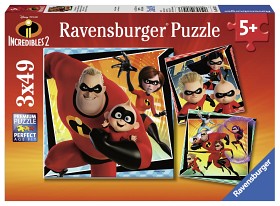 Bild på Ravensburger Pussel Superhjältarna 3x49 bitar