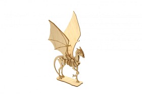 Bild på IncrediBuilds Harry Potter Thestral 3D-modell och faktabok