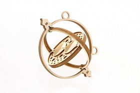 Bild på IncrediBuilds Harry Potter Time-Turner 3D-modell och faktabok