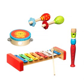 Bild på Instrument-set i trä