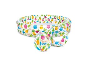 Bild på Intex Plaskdammsset med badboll och badring