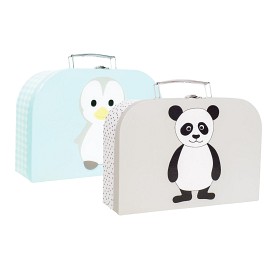 Bild på JaBaDaBaDo - Pappväska Pingvin och Panda