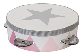 Bild på JaBaDaBaDo Tamburin trumma (Rosa)