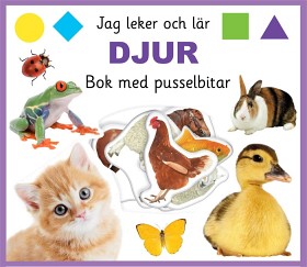 Bild på Jag leker och lär: Djur (Bok med pusselbitar)