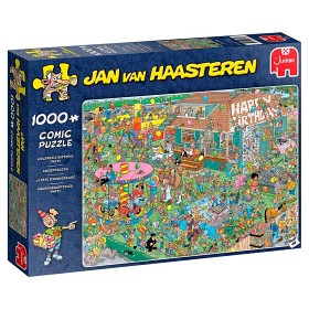 Bild på Jan Van Haasteren Pussel Barnens födelsedagsfest (1000-bitar)