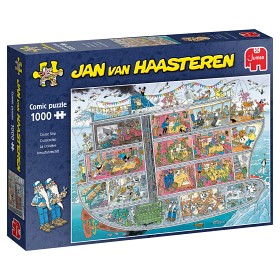 Bild på Jan Van Haasteren Pussel Kryssningsfartyg (1000-bitar)
