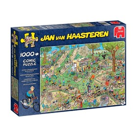 Bild på Jan Van Haasteren Pussel WC CycloCross (1000-bitar)