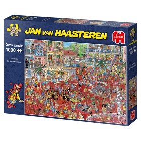Bild på Jan Van Haasteren Pussel Tomatkastning (1000-bitar)