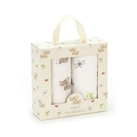 Bild på Jellycat Muslinfiltar 2-pack (Kanin)