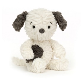 Bild på Jellycat Squishu Hundvalp 20 cm (Vit/grå)