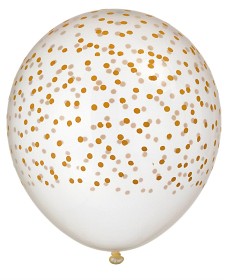 Bild på Joker Ballonger Konfettiprint (6-pack)