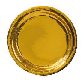 Bild på Joker Papptallrikar 23 cm 8-pack (Guld)