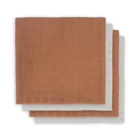 Bild på Jollein Bamboo Muslinfilt 70x70cm 4-pack (Nougat/Caramel)