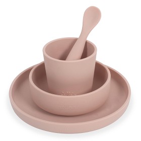 Bild på Jollein Matservis Silikon (Rosa)