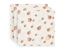 Bild på Jollein Muslinfilt 70x70cm 3-pack (Peach)