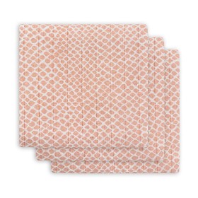 Bild på Jollein Muslinfilt 70x70cm 3-pack Snake (Rosa)