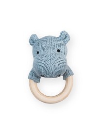 Bild på Jollein Skallra och Bitring Flodhäst (Blå)