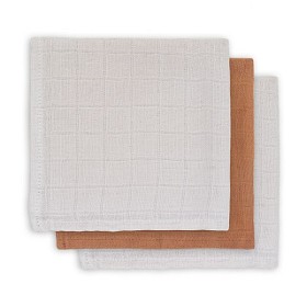 Bild på Jollein Tvättlappar Bambu 3-pack (Nougat/Caramel)