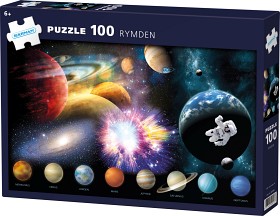 Bild på Kärnan Pappussel Rymd 100-bitar