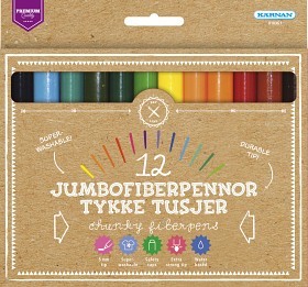 Bild på Kärnan - Premium Jumbofiberpennor 12-pack