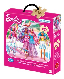Bild på Kärnan Träpussel Barbie 40-bitar