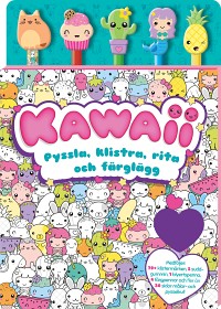 Bild på Kawaii Pyssla klistra rita och färglägg
