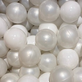 Bild på KiDKii Extra Bollar 100st (Pearl/Vit)