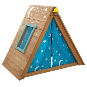Bild på Kidkraft A-Frame Hideaway & Climber Lekstuga