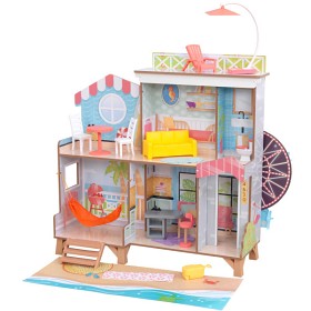 Bild på Kidkraft Ferris Wheel Fun Beach House Dockhus