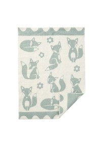 Bild på Klippan Yllefabrik Ullfilt Fox (Duck Egg Blue)