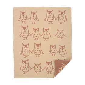 Bild på Klippan Yllefabrik Bomullsfilt Hand in hand (Taupe)