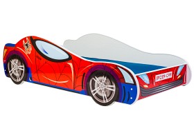 Bild på Kobi Barnsäng Car med Madrass Spider 140x70 cm